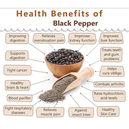 Black pepper benefits