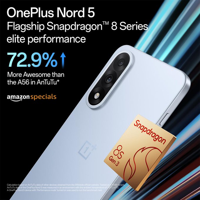 OnePlus Nord 5: Better performance than samsung galaxy A56