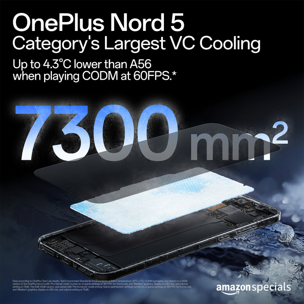 OnePlus Nord 5: Cooling system 