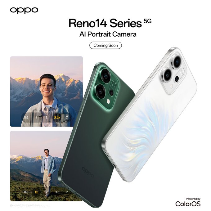 OPPO Reno 14 5G: Camera Capabilities