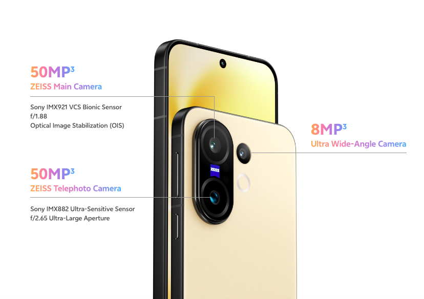 Vivo X200 FE: Camera capabilities